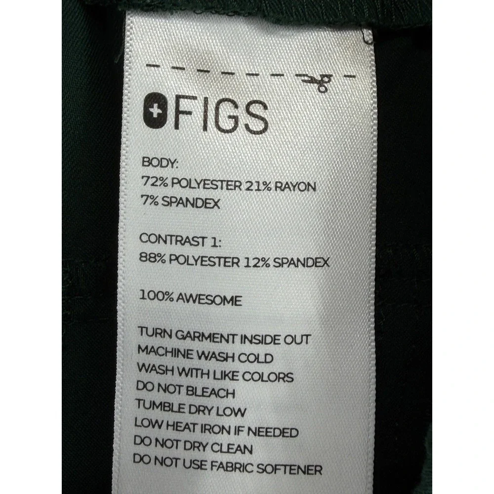 FIGS Technical Collection Green Scrub‎ Jogger Pants Mens XL 1000141